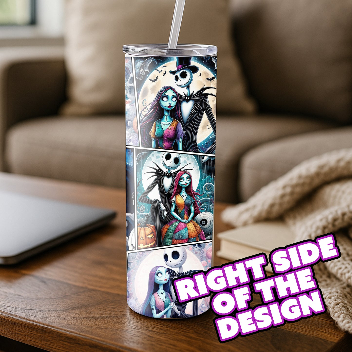 Jack and Sally - Eternal Love Tumbler