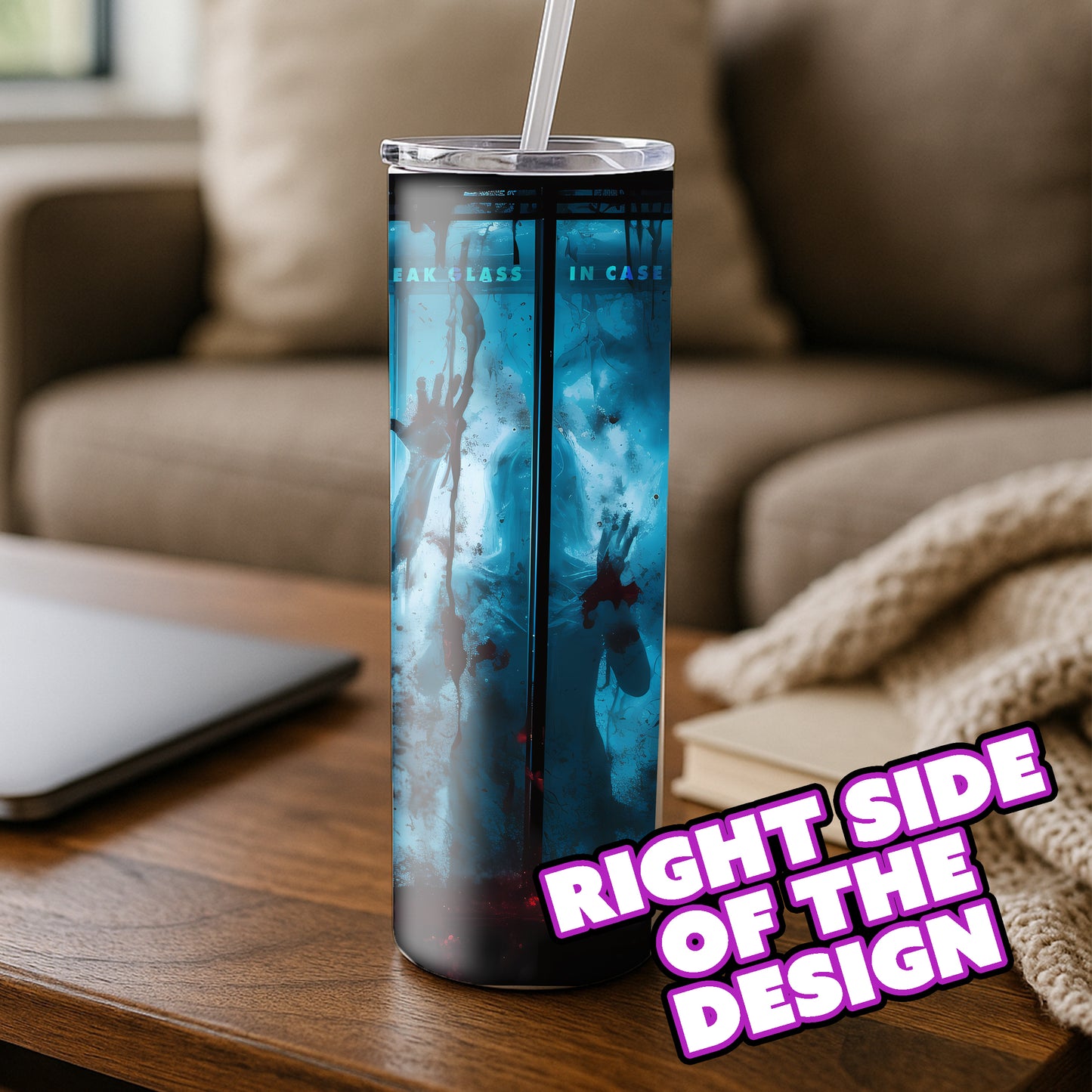 Break Glass In Case of Zombies Tumbler