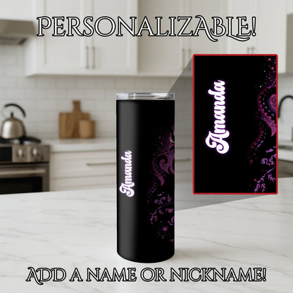 Ursula The Sea Witch - Shadow Lit Personalizable Tumbler