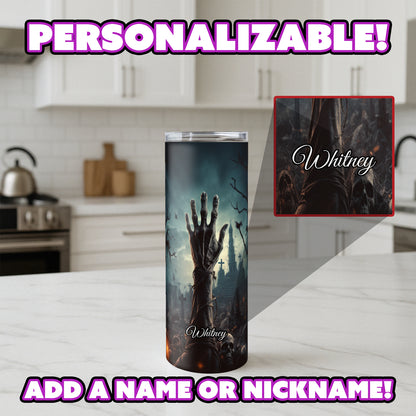 Zombie Arm Rising Tumbler