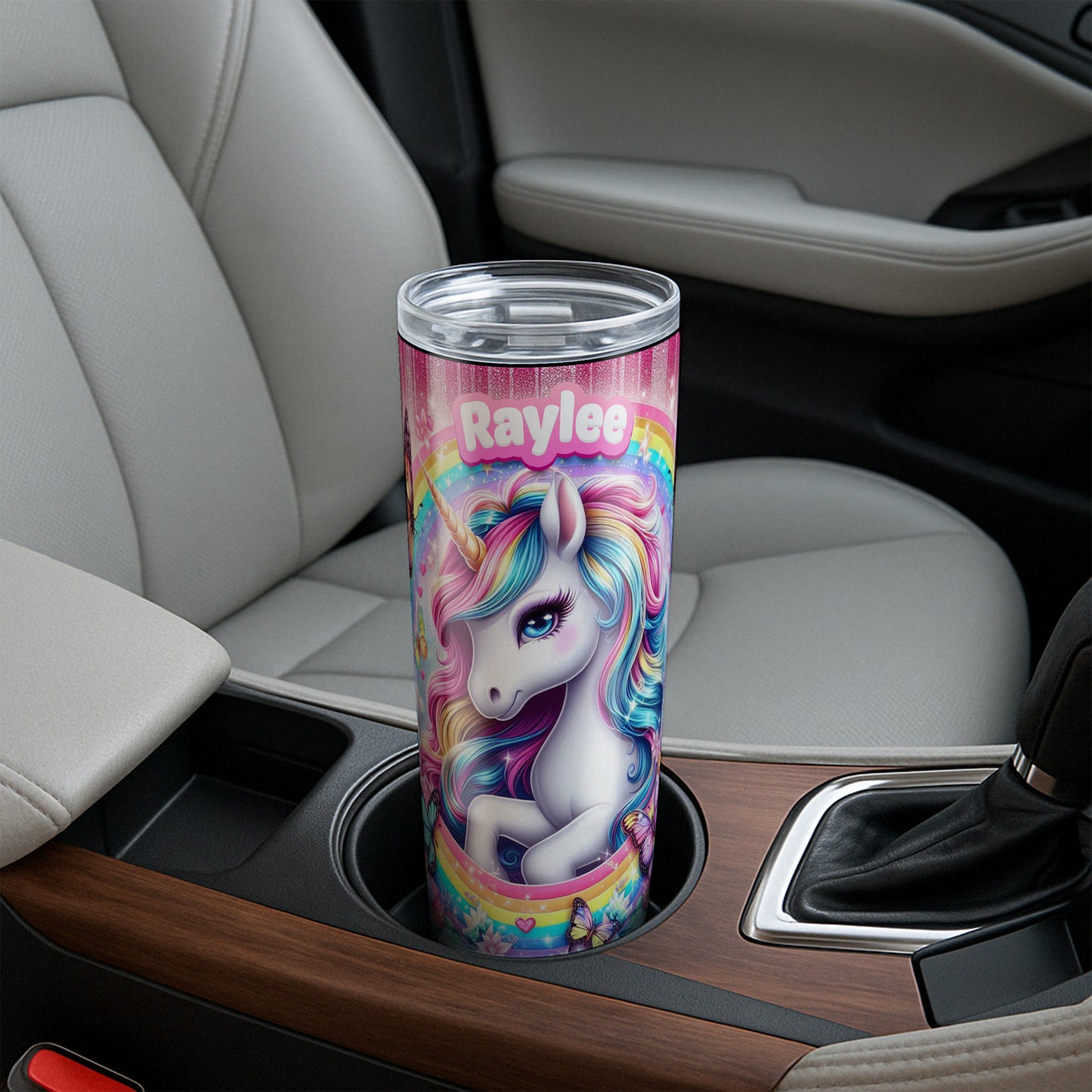 Unicorn Rainbow Colorful Tumbler