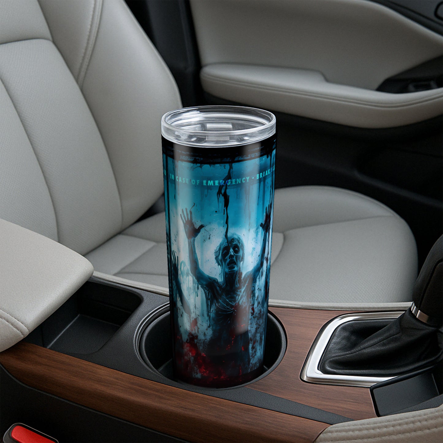Break Glass In Case of Zombies Tumbler
