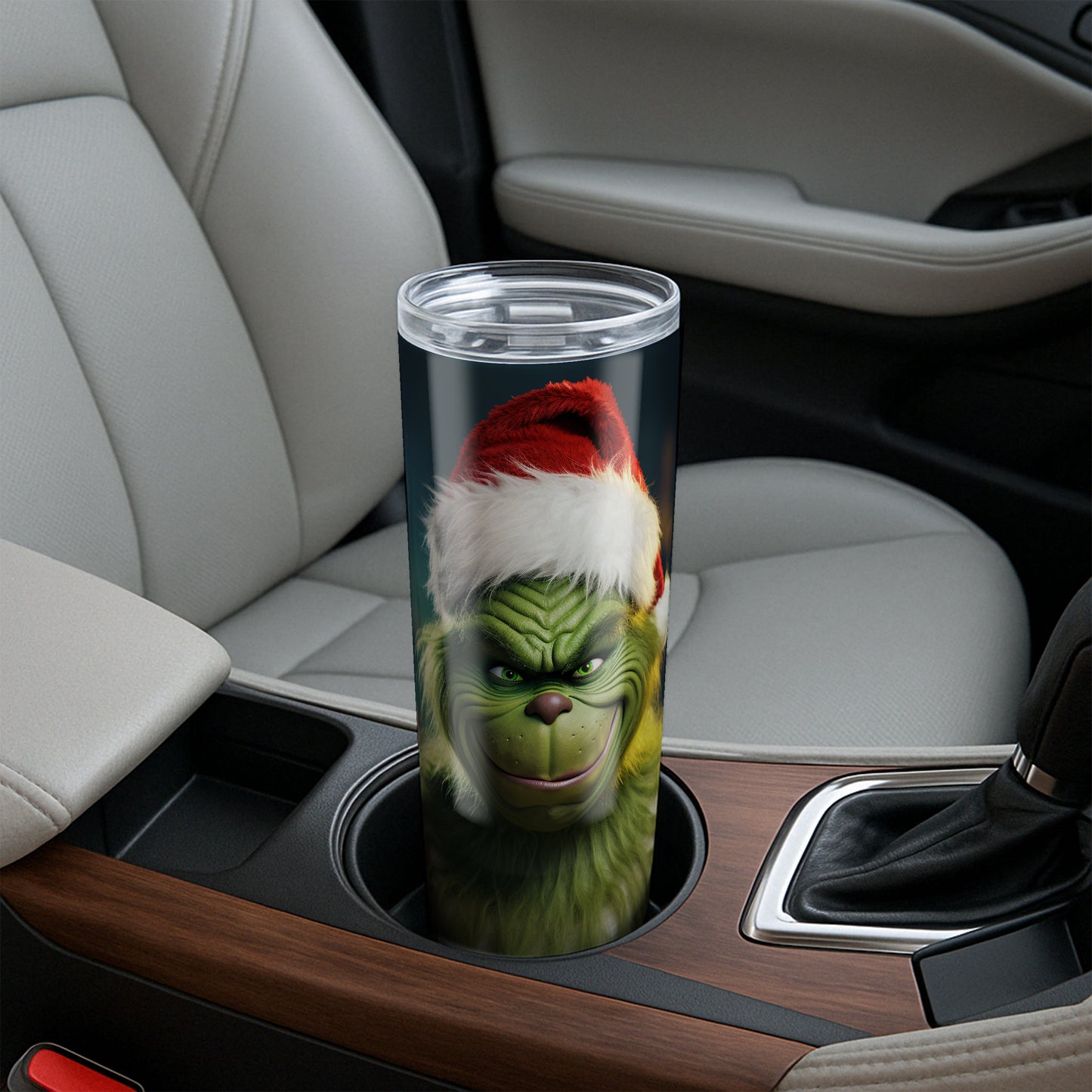 Grinch Christmas Personalized Skinny Tumbler