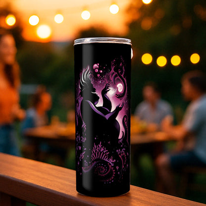 Ursula The Sea Witch - Shadow Lit Personalizable Tumbler