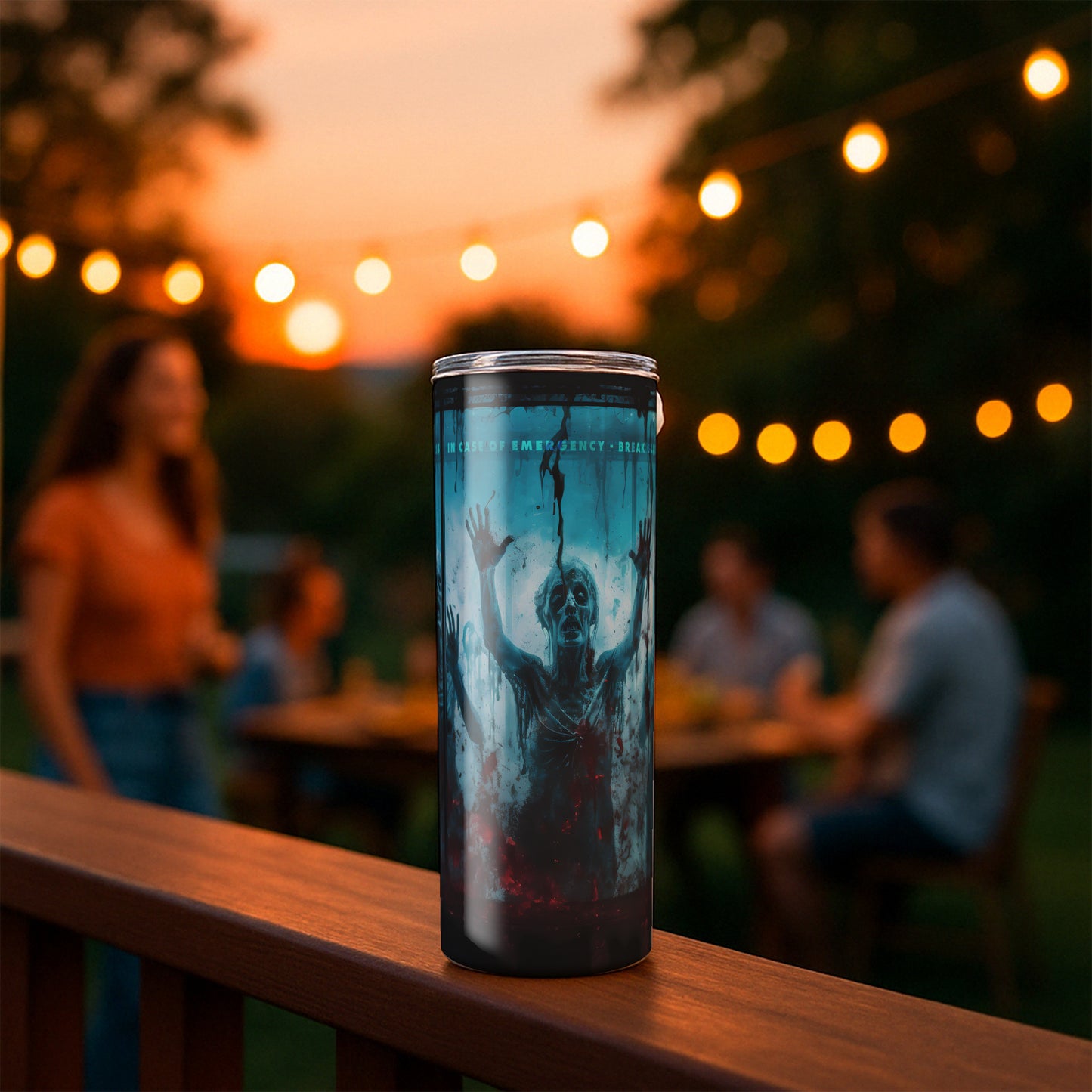 Break Glass In Case of Zombies Tumbler