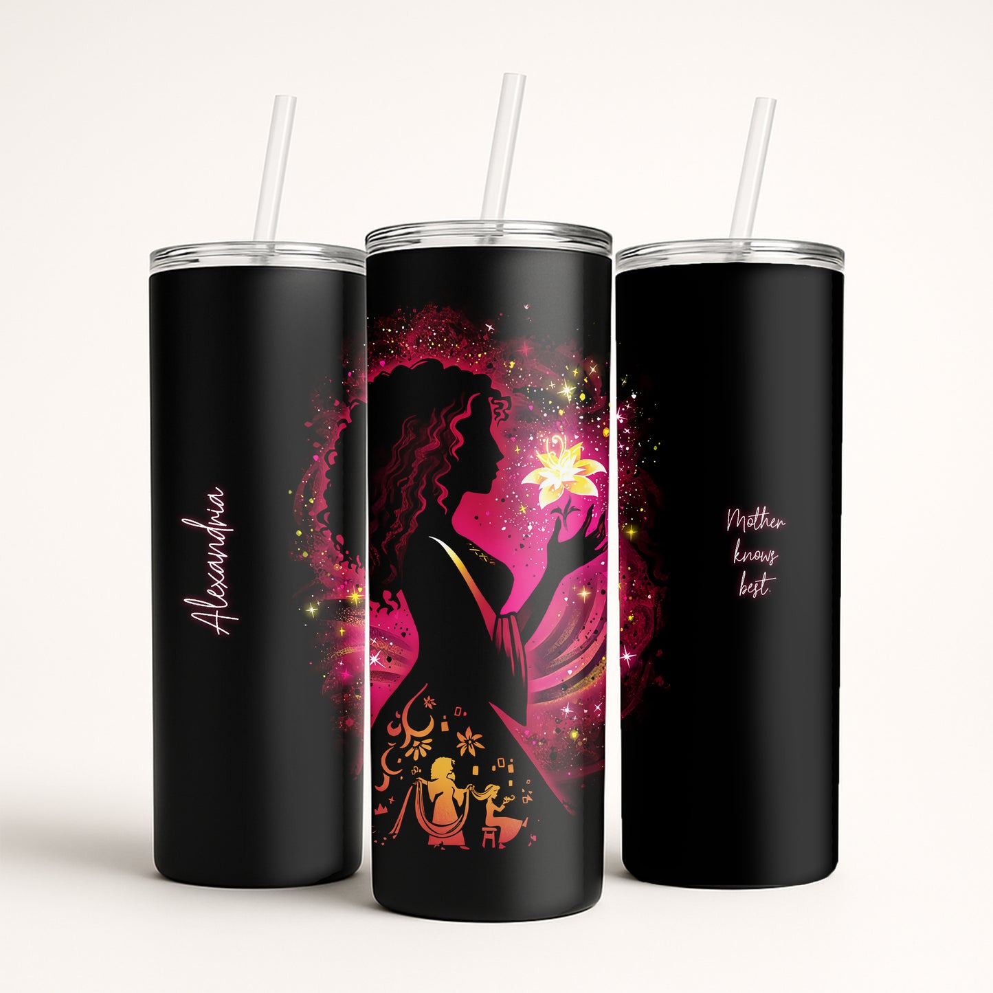 Mother Gothel - Shadow Lit Personalizable Tumbler