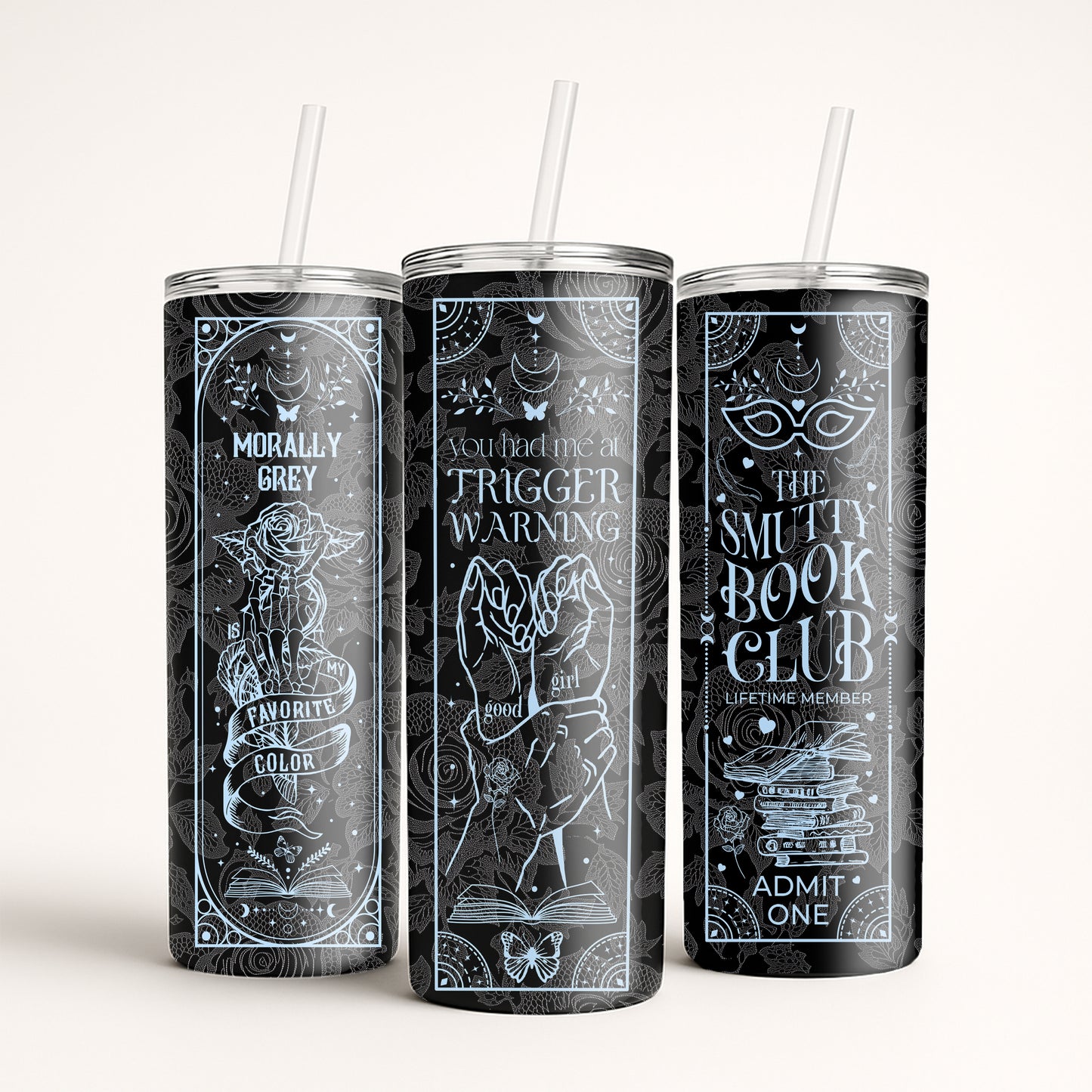 Smutty Book Club Tumbler – Dark Romance Edition