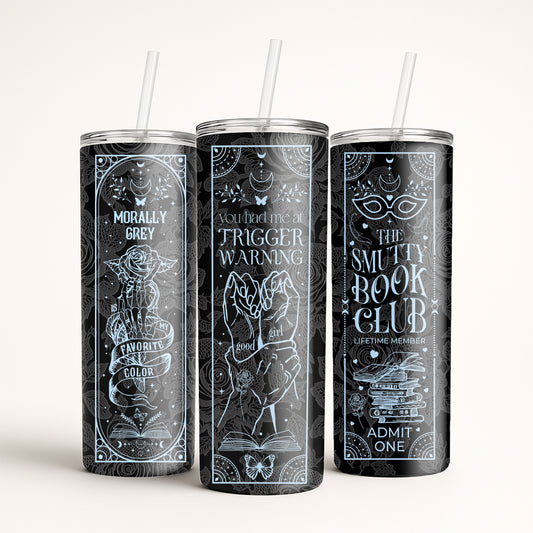 Smutty Book Club Tumbler – Dark Romance Edition