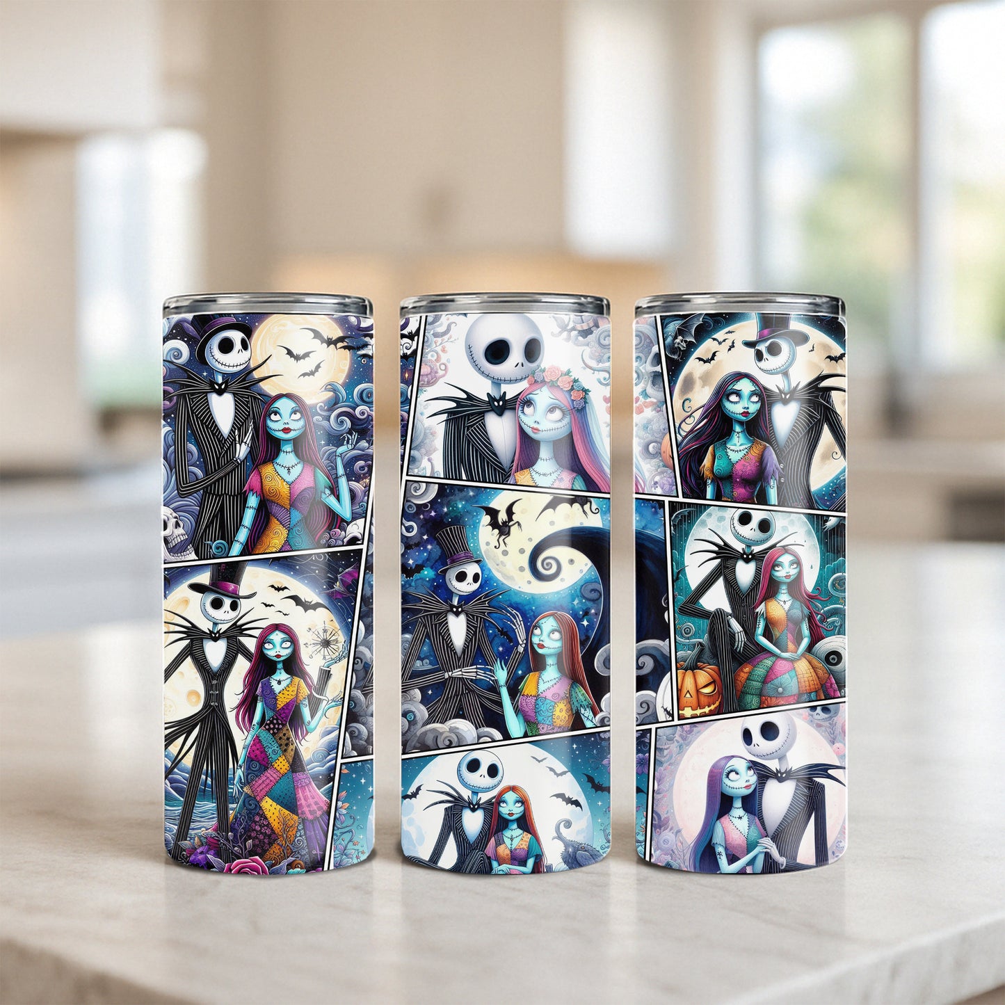 Jack and Sally - Eternal Love Tumbler