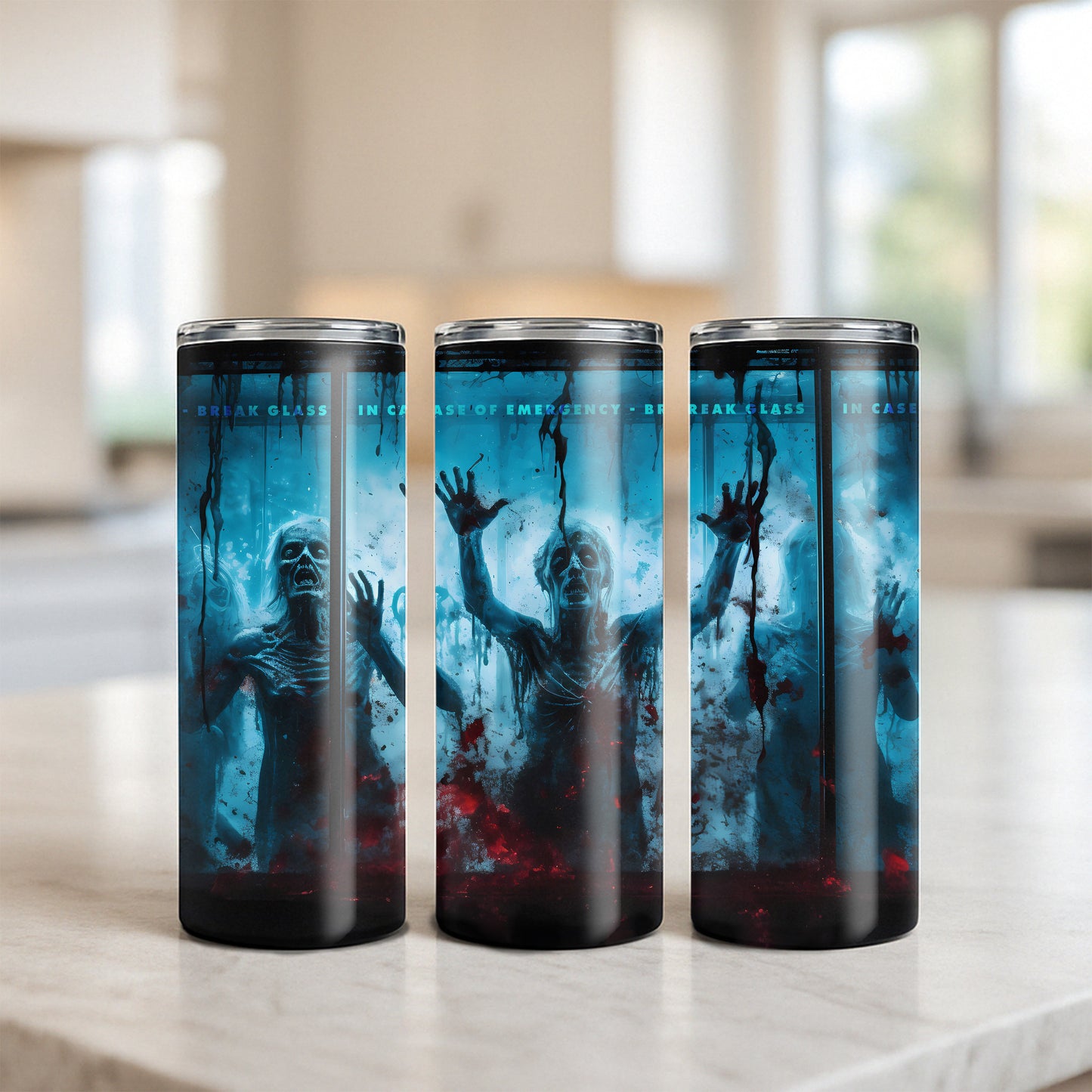 Break Glass In Case of Zombies Tumbler