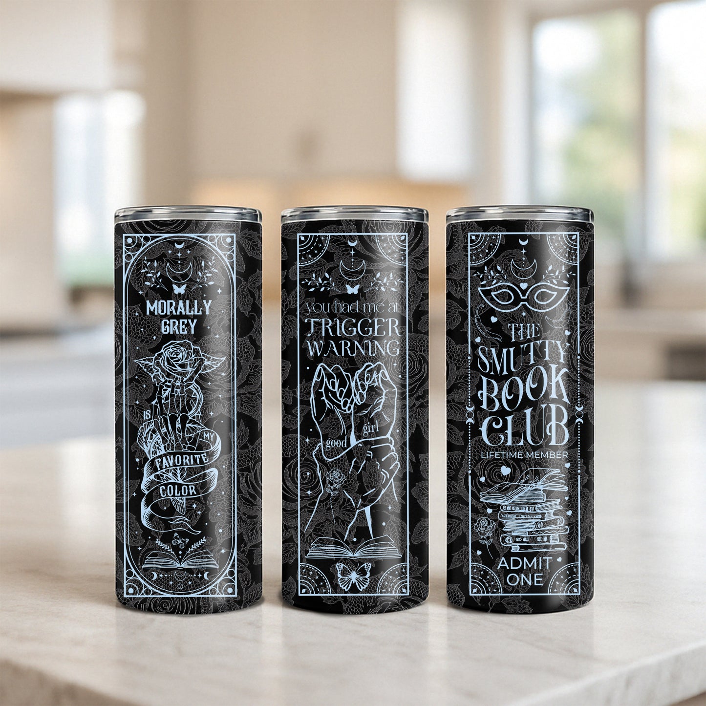 Smutty Book Club Tumbler – Dark Romance Edition