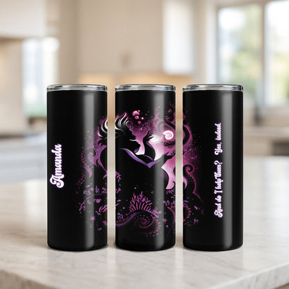 Ursula The Sea Witch - Shadow Lit Personalizable Tumbler