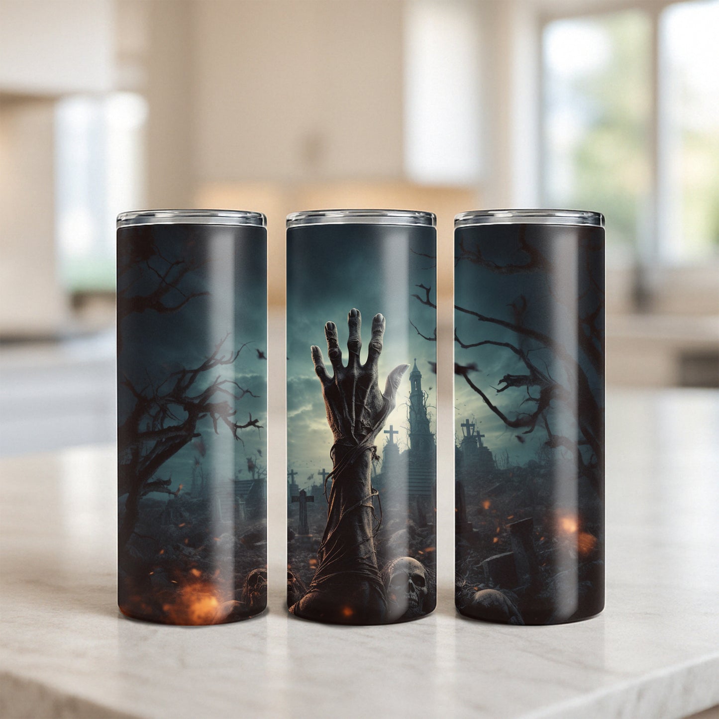 Zombie Arm Rising Tumbler