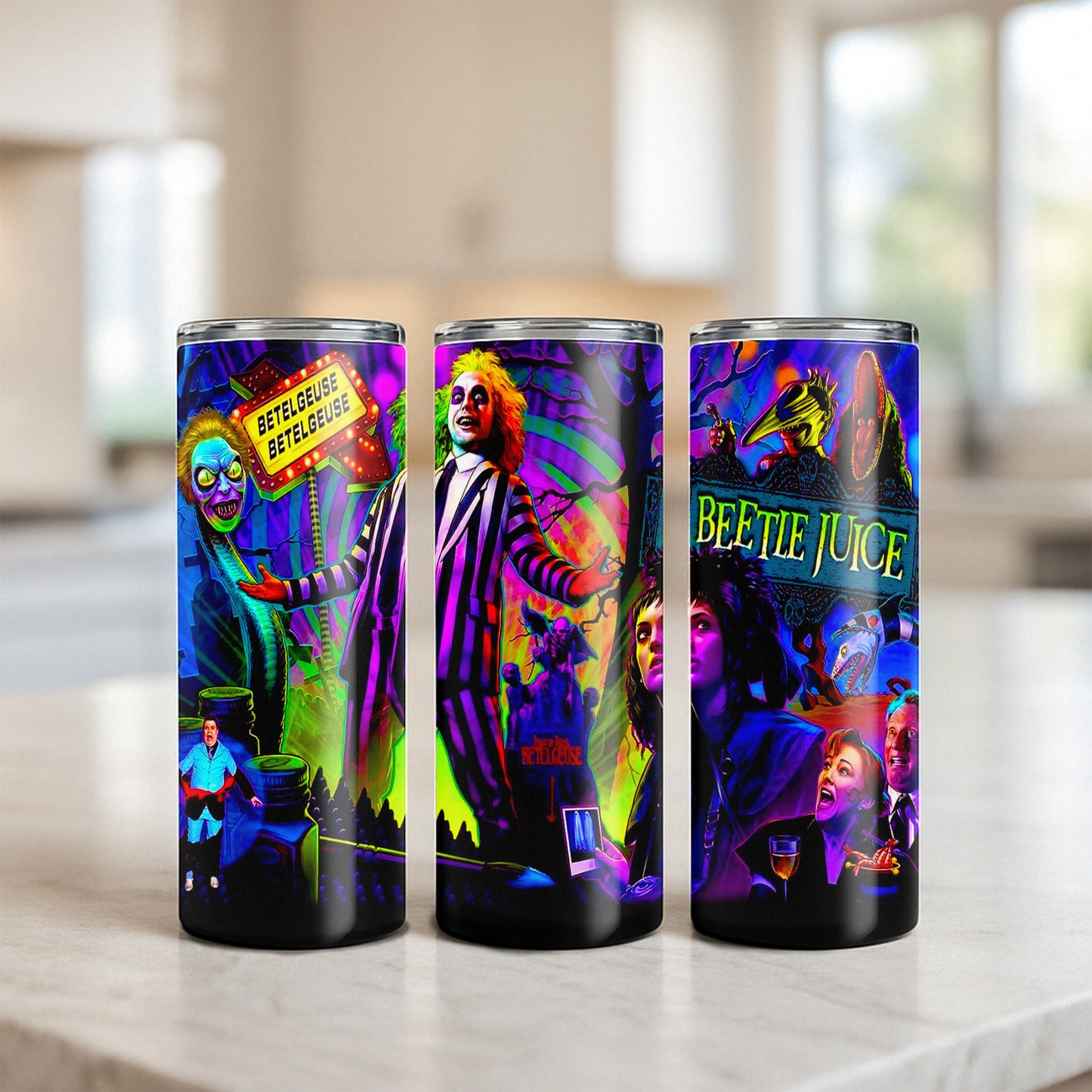 Beetlejuice Tumbler