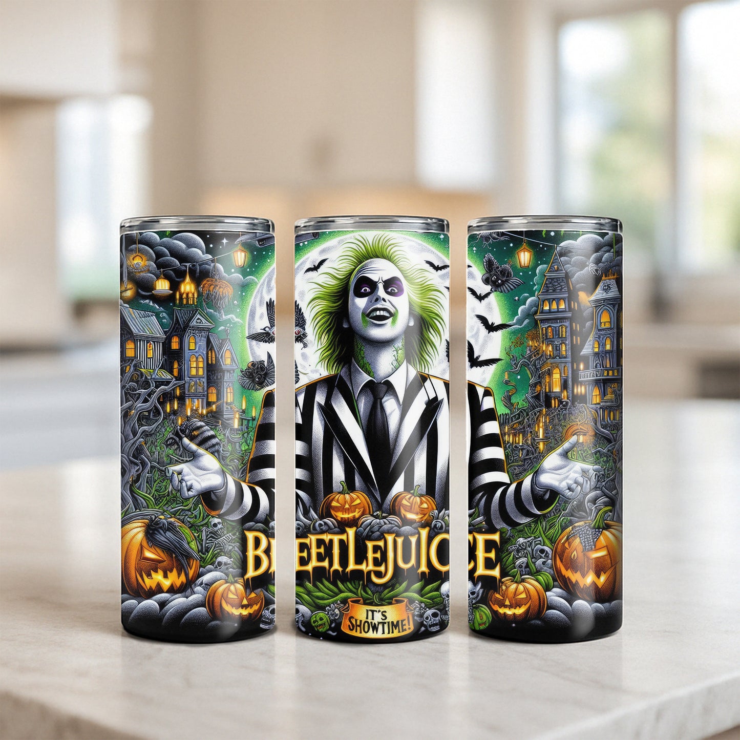 Beetlejuice - It's Showtime Tumbler