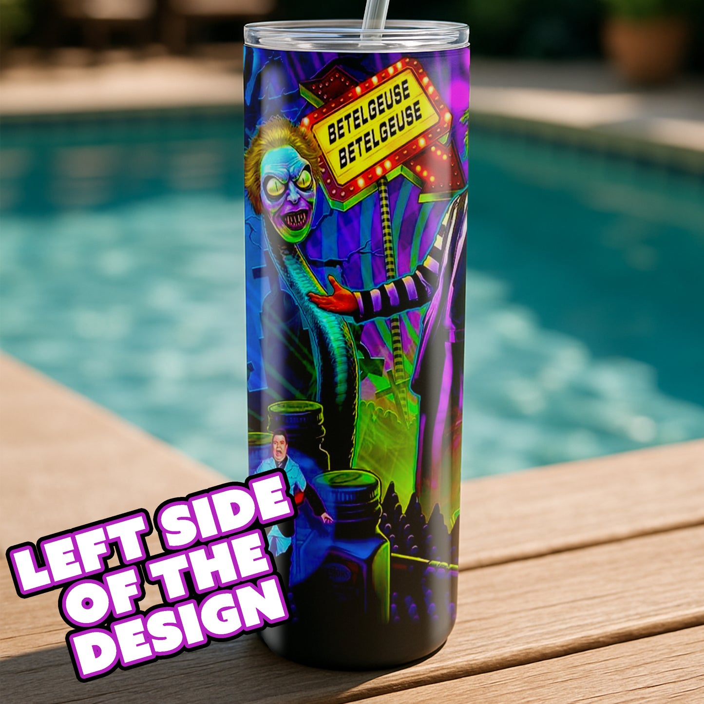 Beetlejuice Tumbler