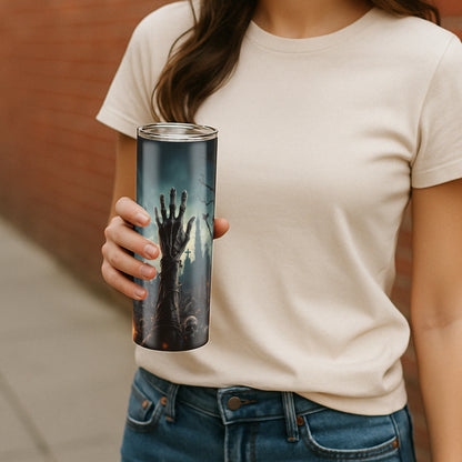 Zombie Arm Rising Tumbler