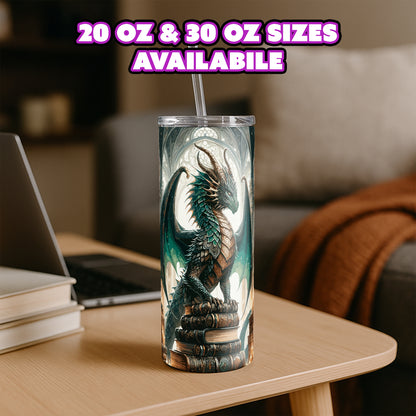 Regal Book Dragon Tumbler - Library Guardian Edition
