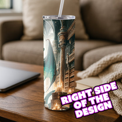 Regal Book Dragon Tumbler - Library Guardian Edition