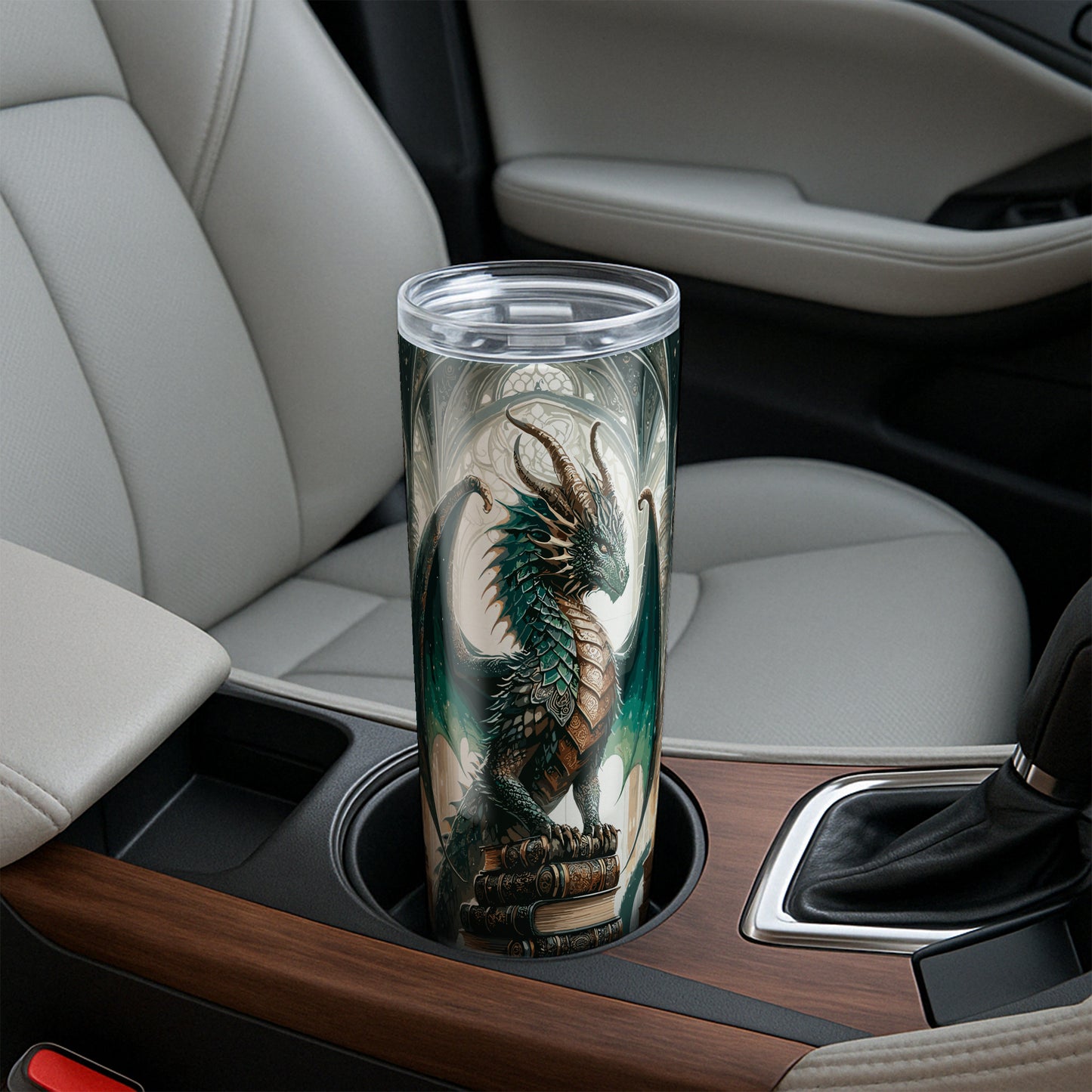 Regal Book Dragon Tumbler - Library Guardian Edition