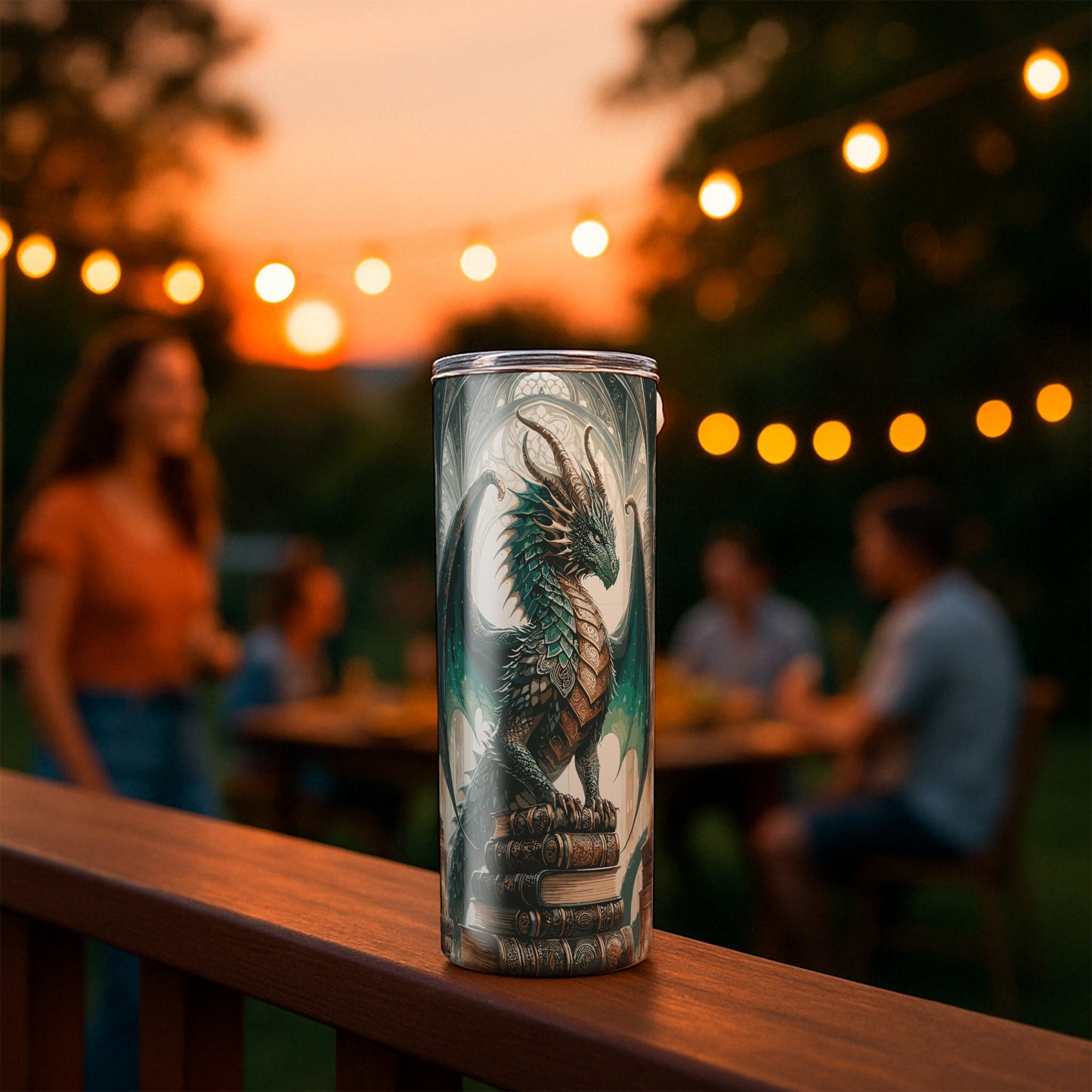 Regal Book Dragon Tumbler - Library Guardian Edition
