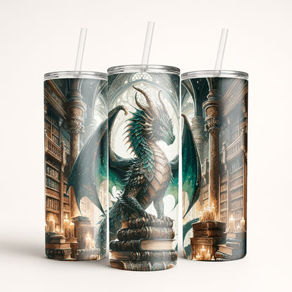 Regal Book Dragon Tumbler - Library Guardian Edition