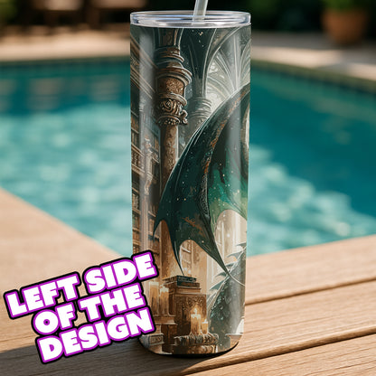 Regal Book Dragon Tumbler - Library Guardian Edition