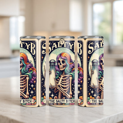 The Salty Bitch - Sarcastic Tarot Card Tumbler