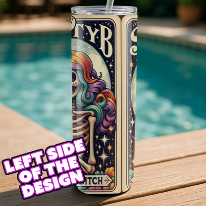 The Salty Bitch - Sarcastic Tarot Card Tumbler