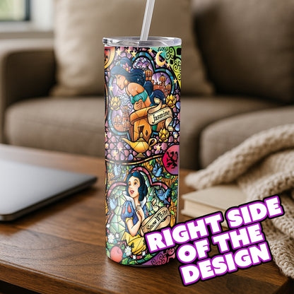 Six Princess Collage - Stained Glass