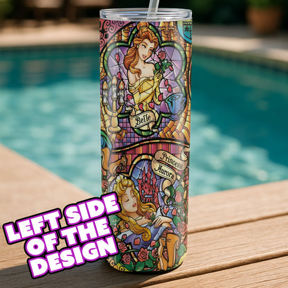 Six Princess Collage - Stained Glass