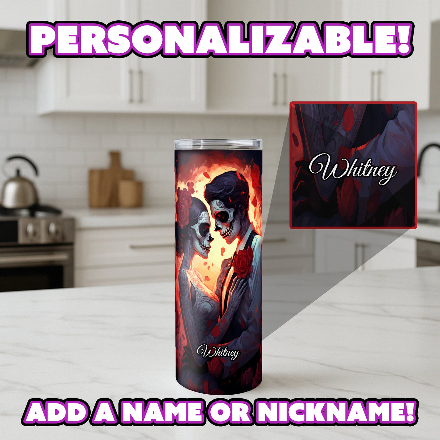 Love Never Dies Tumbler