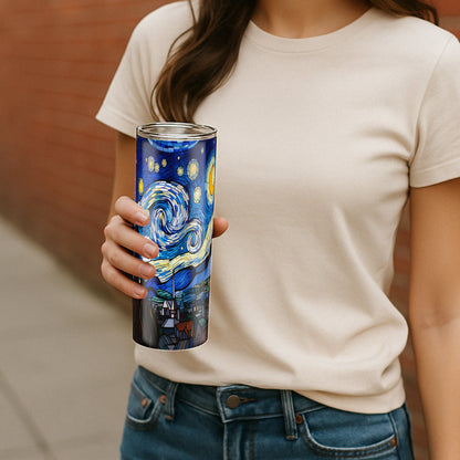 Starry Night Tumbler - Stained Glass Edition