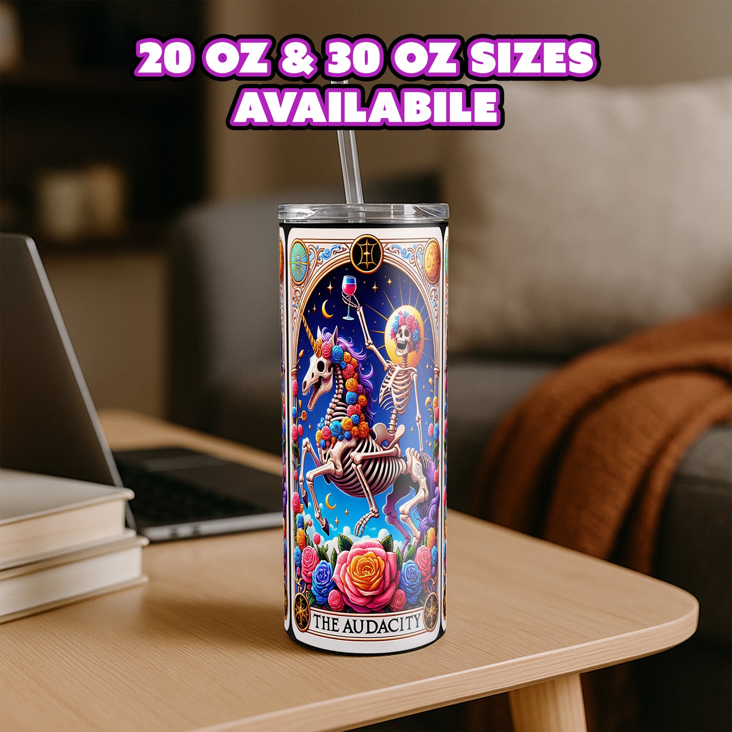 The Audacity - Sarcastic Tarot Card Tumbler