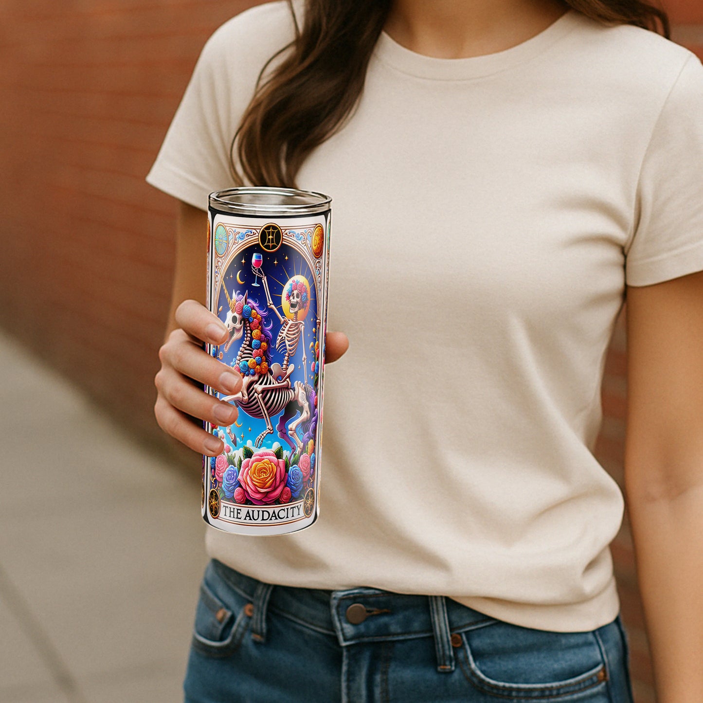 The Audacity - Sarcastic Tarot Card Tumbler