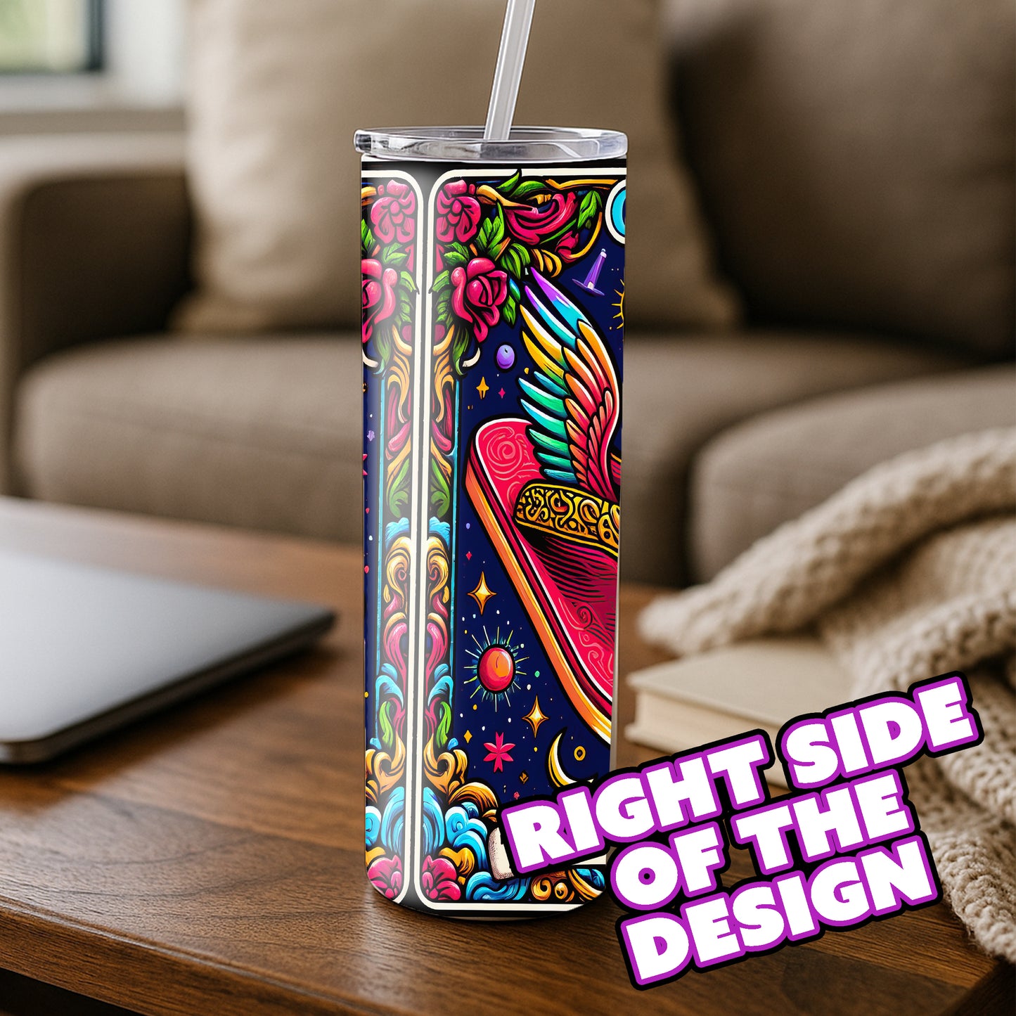 The Chancla - Sarcastic Tarot Card Tumbler
