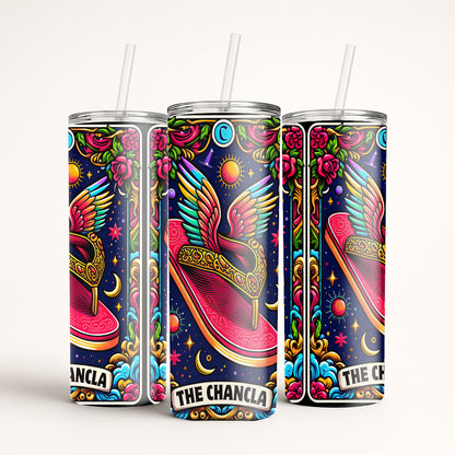 The Chancla - Sarcastic Tarot Card Tumbler