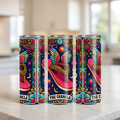 The Chancla - Sarcastic Tarot Card Tumbler