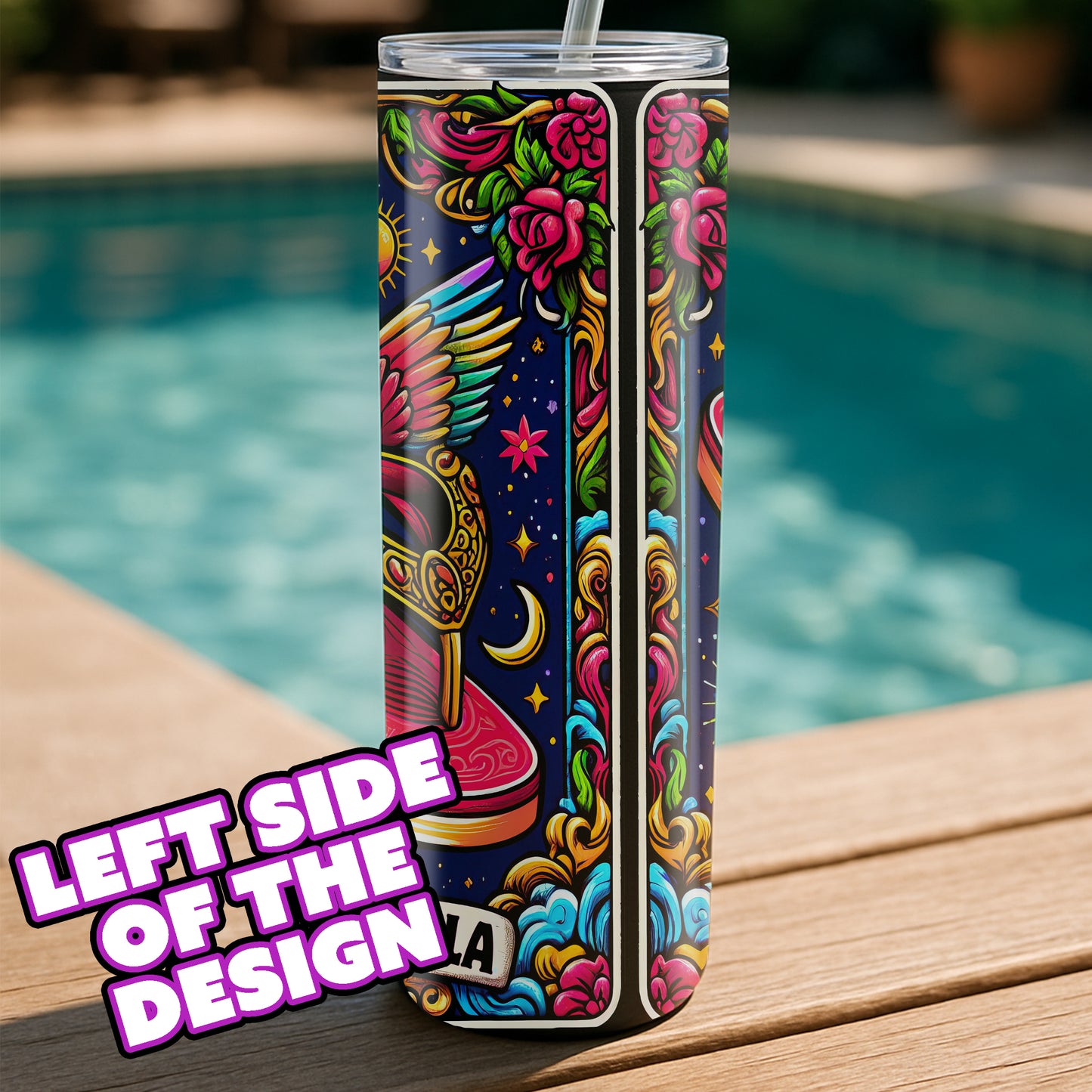 The Chancla - Sarcastic Tarot Card Tumbler