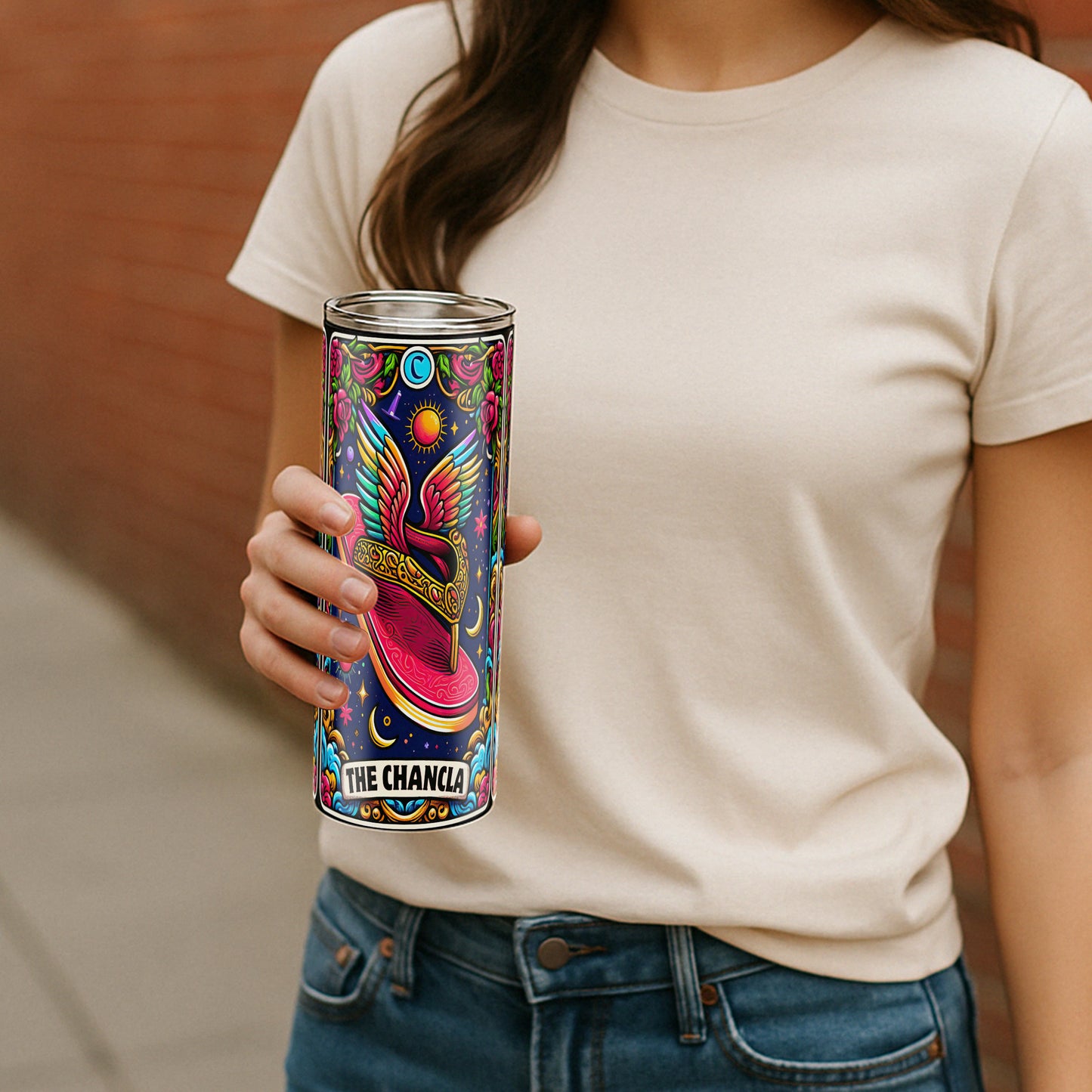 The Chancla - Sarcastic Tarot Card Tumbler
