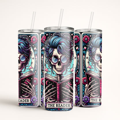 The Reader - Sarcastic Tarot Card Tumbler