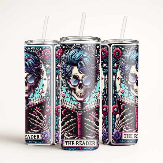 The Reader - Sarcastic Tarot Card Tumbler