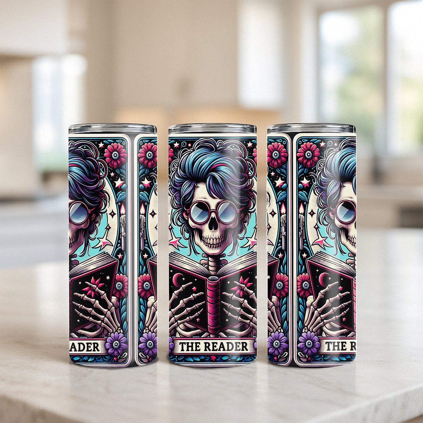 The Reader - Sarcastic Tarot Card Tumbler