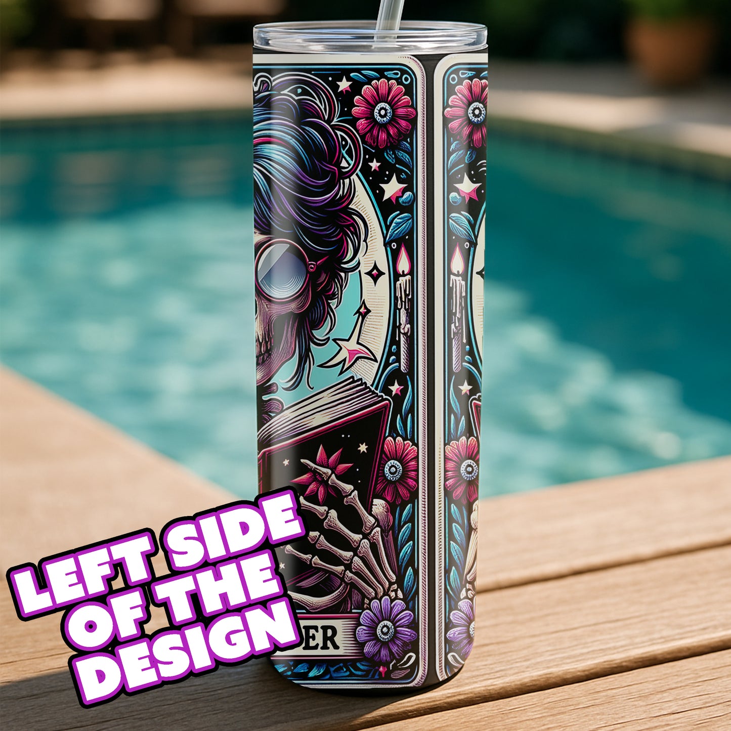 The Reader - Sarcastic Tarot Card Tumbler