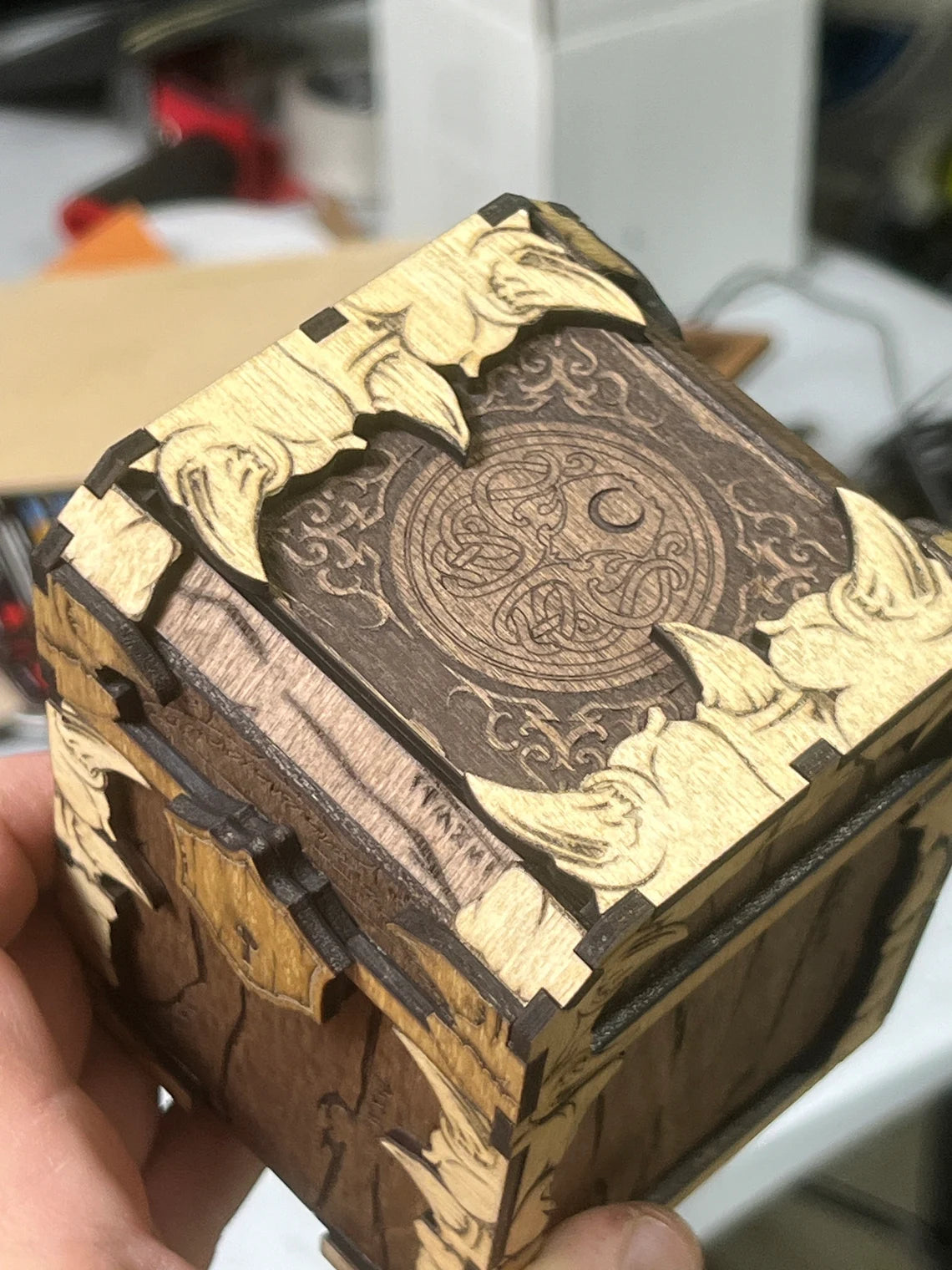 Custom Monster Card Deck Box | Magic The Gathering Deck box | Commander Deck Box | Live Card Game Storage Box