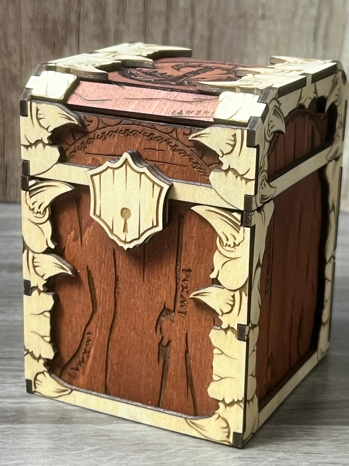 Custom Monster Card Deck Box | Magic The Gathering Deck box | Commander Deck Box | Live Card Game Storage Box