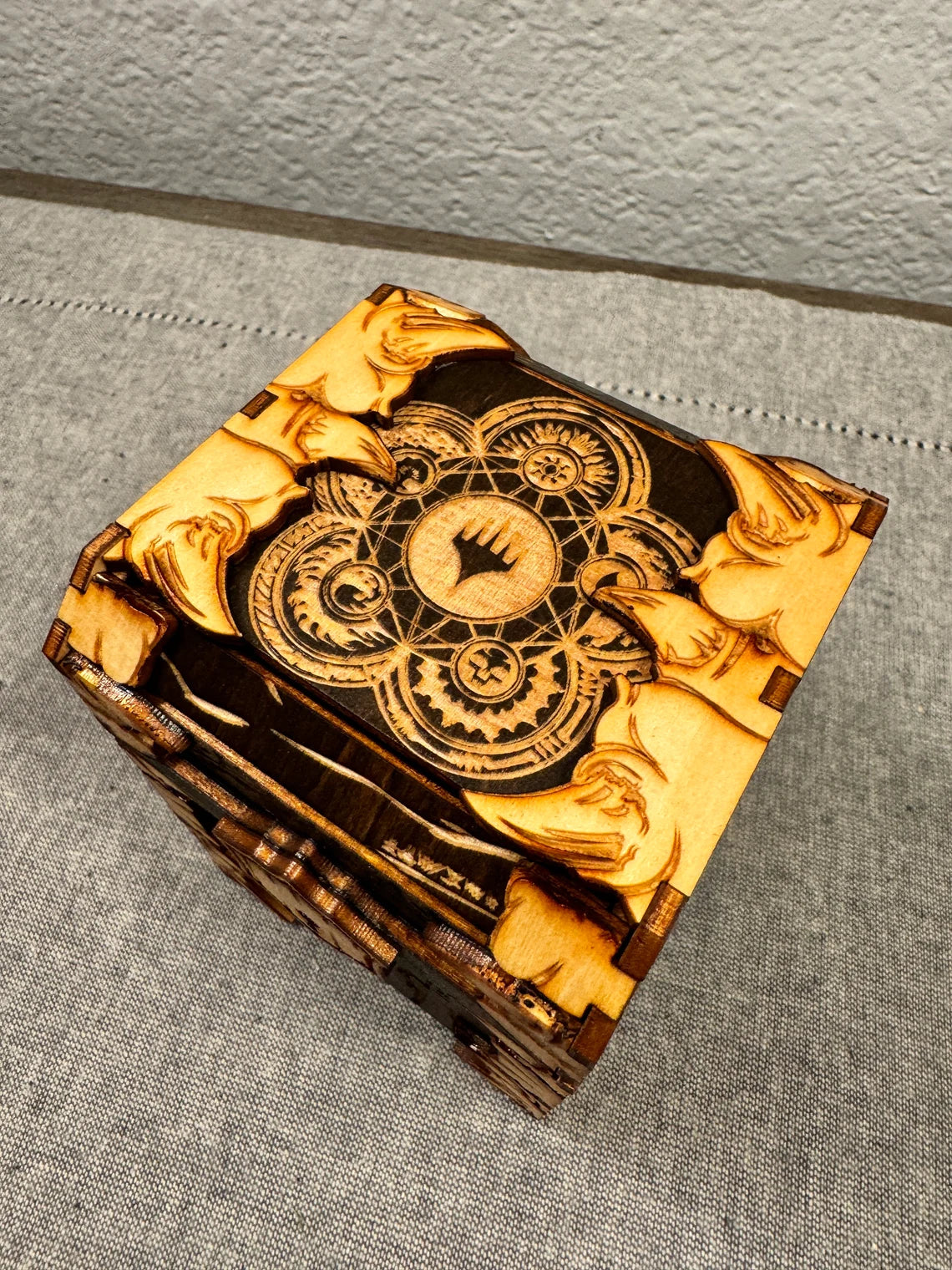 Custom Monster Card Deck Box | Magic The Gathering Deck box | Commander Deck Box | Live Card Game Storage Box